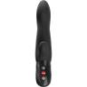 Vista frontal de BI STRONIC ARC negro con eje liso, brazo externo y panel de botones