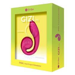 Snail vibe - gizi lite vibrador dual punto g y clítoris rosa
