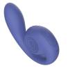 Vista diagonal del Snail Vibe Gizi Lite morado con detalle de la espiral exterior