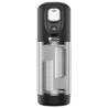 Vista frontal del SVibe Ikon Volt negro con cámara interior transparente