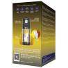 Parte posterior de la caja SVibe Ikon Volt con iconos de vibración, fricción y calor