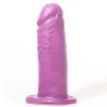 Dildo recto lila Pink Room Dael sin testículos