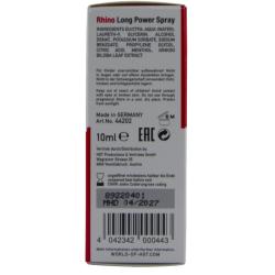 Hot - rhino long power spray 10 ml Hot - rhino long power spray 10 ml