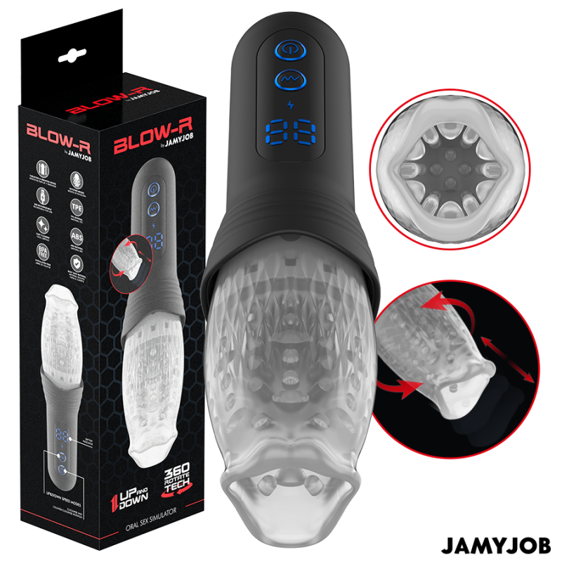 Jamyjob - blow-r masturbador con thrusting y rotación - 1
