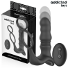 Anillo con plug prostático Up & Down Addicted Toys, caja y mando a distancia