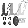 Anillo con plug prostático Up & Down Addicted Toys, funciones y mando remoto