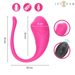 Intense - olivia huevo vibrador rosa control remoto - 5