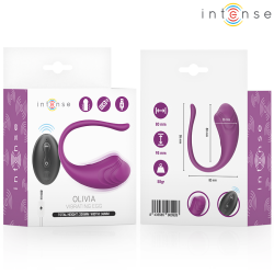 Intense - olivia huevo vibrador morado control remoto - 3