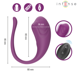 Intense - olivia huevo vibrador morado control remoto - 5