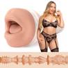 Fleshlight Mia Malkova Headshot con carcasa y diagrama de textura