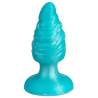 Silexd - melty plug anal fantasy silicona liquida termoreactivo azul celeste 9.2 cm - 3