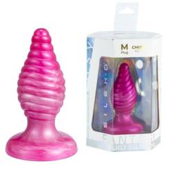 Silexd - cherry plug anal fantasy silicona liquida termoreactivo rosa 9.2 cm - 2