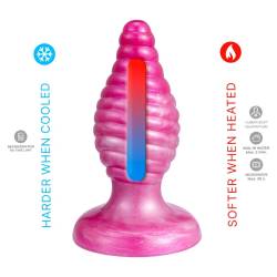 Silexd - cherry plug anal fantasy silicona liquida termoreactivo rosa 9.2 cm - 5