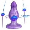 Silexd - queen plug anal fantasy silicona liquida termoreactivo lila 9.2 cm - 1