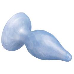 Silexd - diamond plug anal fantasy silicona liquida termoreactivo azul perla 9.2 cm - 4