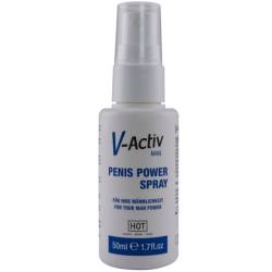 Hot - v-activ penis power spray para hombre 50 ml - 1
