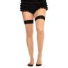 Leg avenue - 1963 medias de spandex con costura trasera negro - talla única - 5
