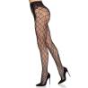 Leg avenue - 1966 medias de red con panty sin entrepierna negro - talla única - 3
