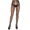 Leg avenue - 1966 medias de red con panty sin entrepierna negro - talla única - 4