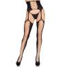Leg avenue - 1968 medias de liguero con encaje negro - talla única - 4