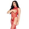 Leg Avenue Uncovered rojo de lado