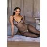 Leg avenue - 89375 bodystocking de red sin entrepierna negro - talla única - 5