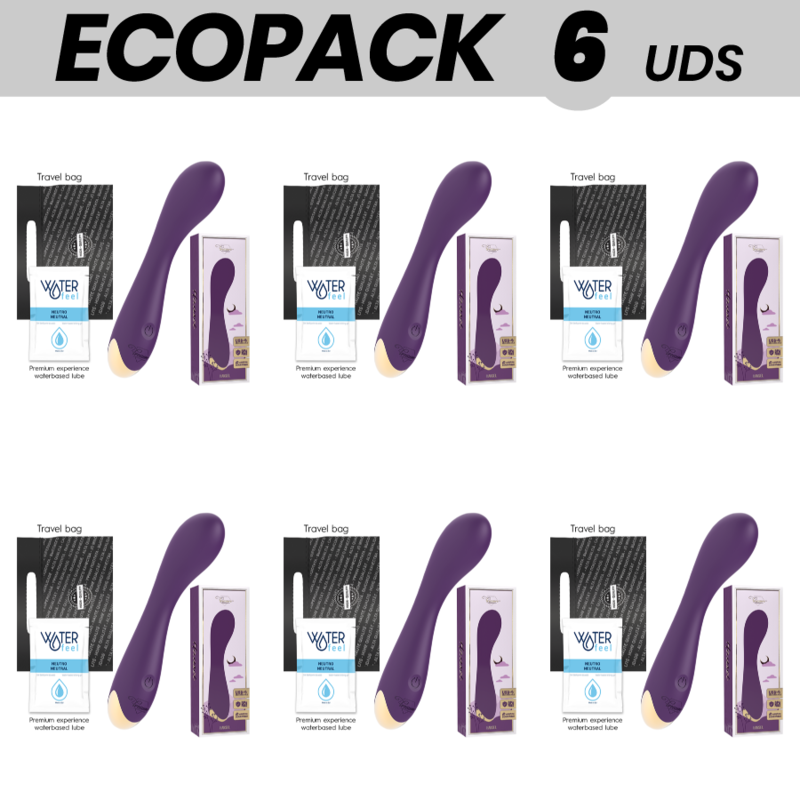 Ecopack 6 uds - treasure hansel g-spot vibrator compatible con watchme wireless technology - 1