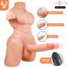 Intense deep touch - marty torso con ano y dildo realístico con empuje y vibración control remoto 6.2 kg - 1