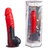 Silexd - devil dildo fantasy silicona liquida termoreactivo rojo negro 20.3 cm - 2