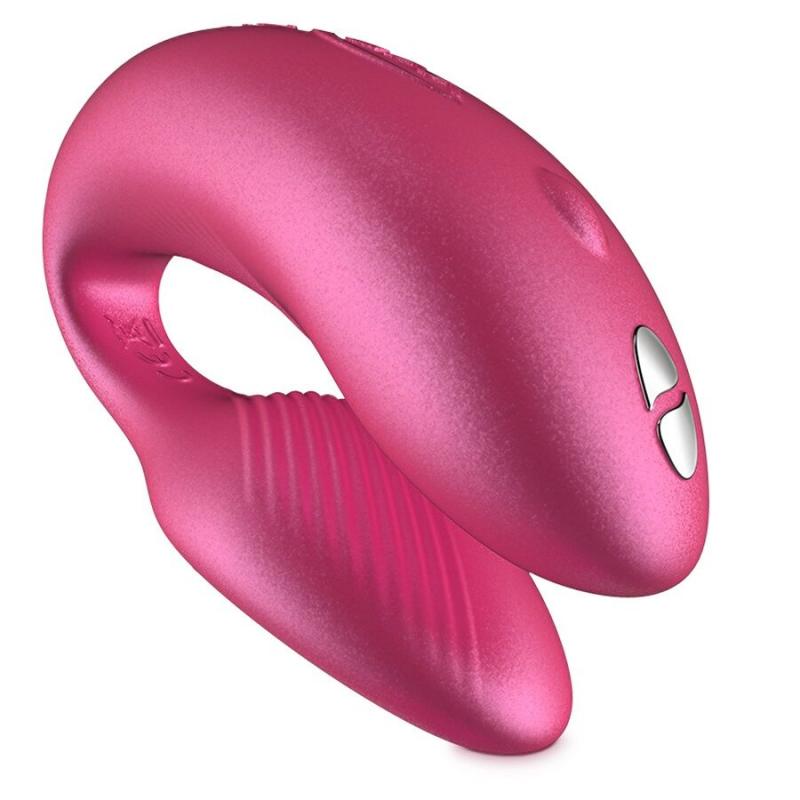 We vibe chorus vibrador parejas con control squeeze rosa