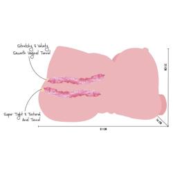 Hidden desire - fat fuck queen torso masturbador femenino 6 kg - 6