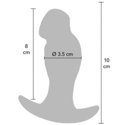 Hidden desire - inferno plug anal realístico 10 cm - 5