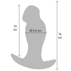 Hidden desire - inferno plug anal realístico 16 cm - 5