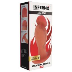 Hidden desire - inferno plug anal realístico 16 cm - 6