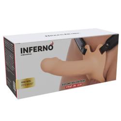 Hidden desire - inferno strap-on funda para pene 16 cm - 6
