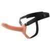 Strap-on hueco Hidden Desire Inferno de 18 cm con su arnés