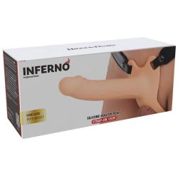 Hidden desire - inferno strap-on funda para pene 18 cm - 6