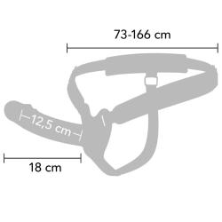 Hidden desire - inferno strap-on funda para pene con vibración 18 cm - 2 Hidden desire - inferno strap-on funda para pene con vibración 18 cm - 2