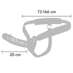 Hidden desire - inferno strap-on funda para pene 20 cm - 2 Hidden desire - inferno strap-on funda para pene 20 cm - 2