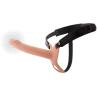 Strap-on hueco Hidden Desire Inferno de 20 cm con vibración con su arnés