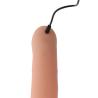 Vibrador del strap-on Inferno de 20 cm con su cable de carga