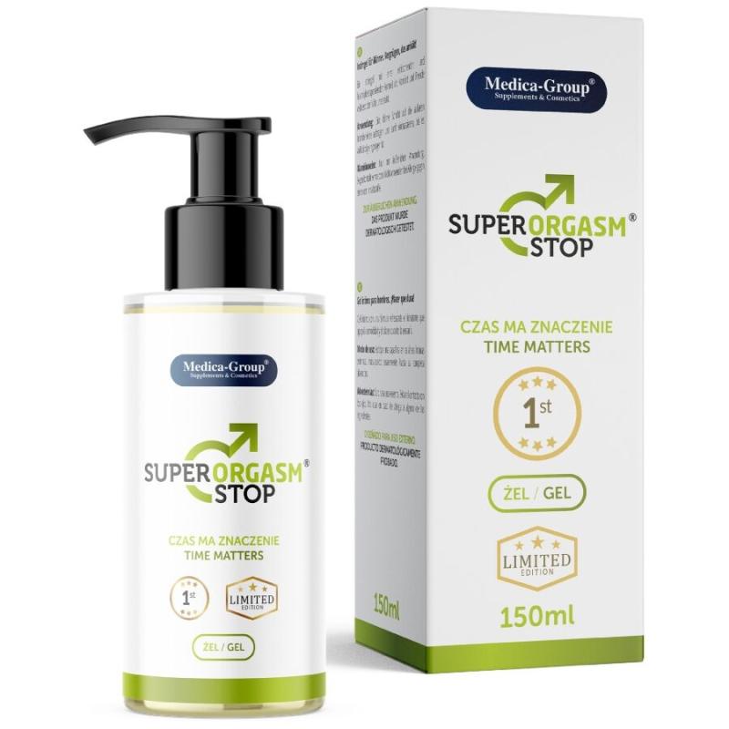 Medica group - súper orgasm stop gel íntimo para hombre 150ml - 1