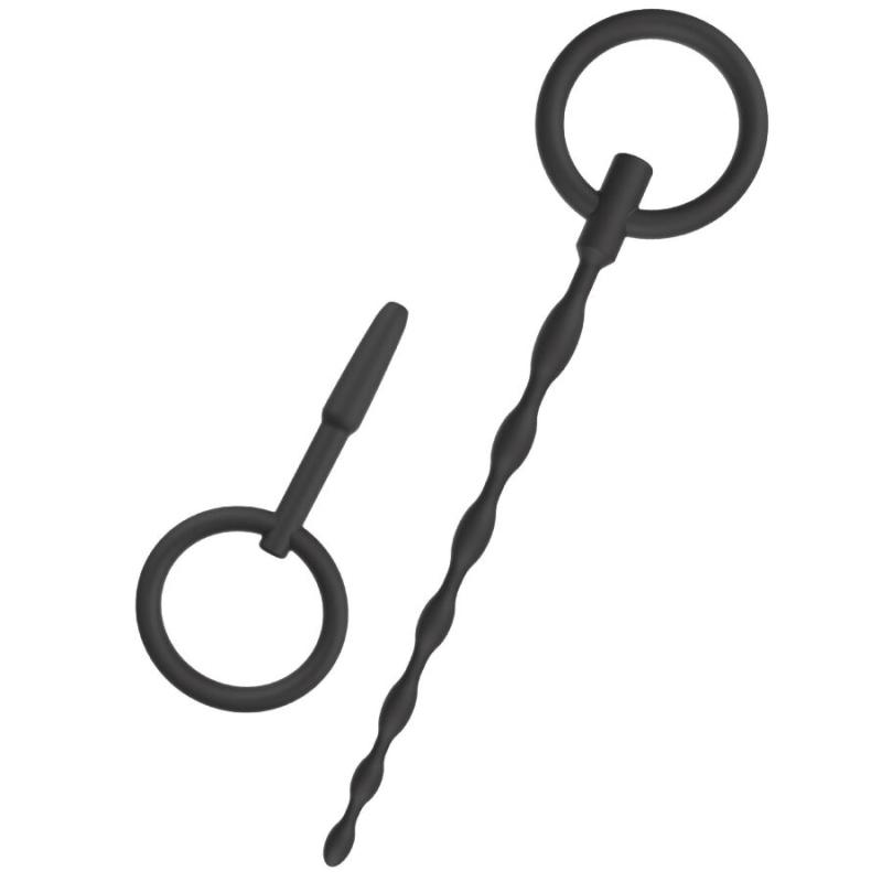 Hidden desire - extreme starter set de plugs uretrales 2 uds - 1