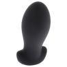 Plug anal Hidden Desire Heavy Stretcher XL en negro, de frente