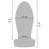 Hidden desire - extreme heavy anal stretcher plug m - 4