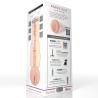 Parte posterior de la caja de Fleshlight Bonnie Blue con diagrama y cuidados