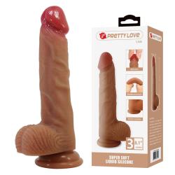 Pretty love - lisle dildo realístico con ventosa 20.6 cm -ø- 4.2 cm - 1
