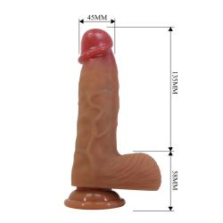 Pretty love - duvall dildo realístico con ventosa 19.3 cm -ø- 4.5 cm - 6