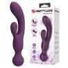Vibrador Pretty Love All Rounder morado con su caja