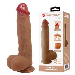 Pretty love - orton dildo realístico con ventosa 23.5 cm -ø- 4.9 cm - 1